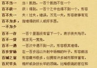 字开头的成语有哪些,字开头的成语概览